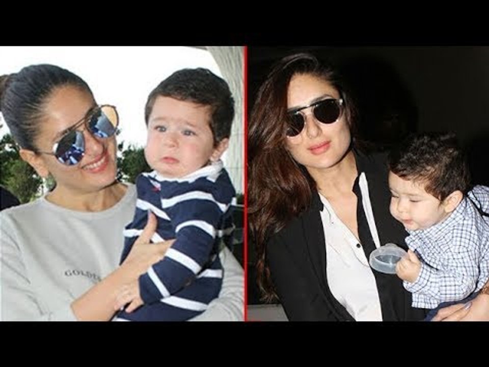 Taimur Ali Khan Looks Happy While Returning From Delhi
