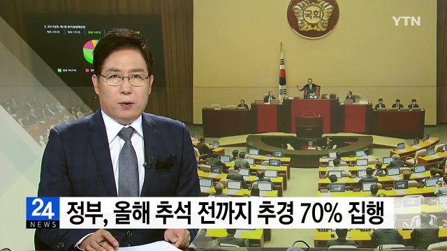 민간채용 집중되는 추석 전까지 추경 70% 집행 / YTN
