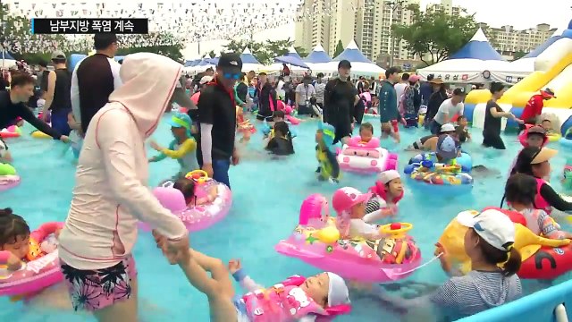 '대서 폭염' 전국 피서 인파 몰려! / YTN