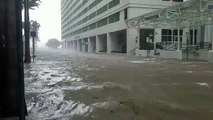 Miami: Des torrents d'eau dans les rues de la ville après le passage d'Irma