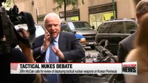 John McCain calls for review of deploying tactical nuclear weapons on Korean Peninsula
