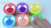 Cups Play Doh Clay Teletubbies Learn Colors Playing Toys Donald Duck Sponebob Pony Disney
