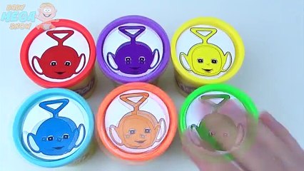 Cups Play Doh Clay Teletubbies Learn Colors Playing Toys Donald Duck Sponebob Pony Disney