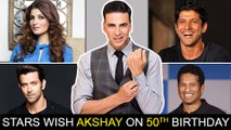 Akshay Kumar's 50th Birthday : Stars Wish Him Adorably Twinkle Khanna, Hrithik Roshan and Others