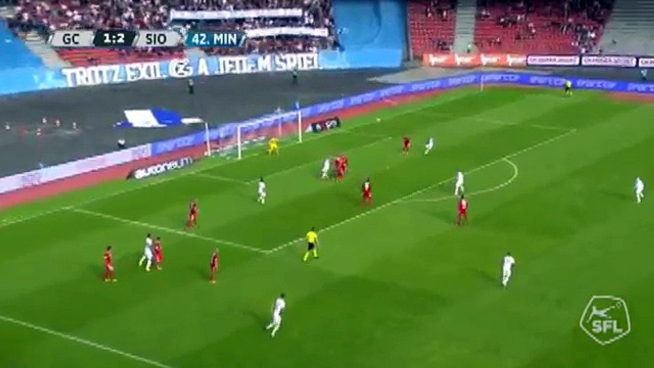 Grasshoppers 2:2 Sion (Swiss Super League 10.  September 2017)
