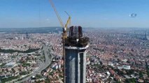 Çamlıca Kulesi Antenini Bekliyor...çamlıca Kulesindeki Çalışmalar Havadan Görüntülendi