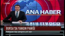Bursa'da yangın paniği (Haber 10 09 2017)
