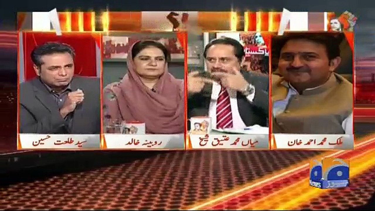 Senator Mian Ateeq on Geo News with Talat Hussain on 10 September 2017