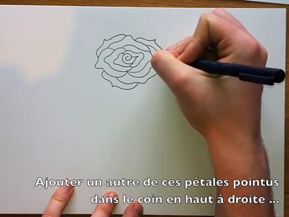 Comment dessiner une Rose - Facile étape par étape tutoriel