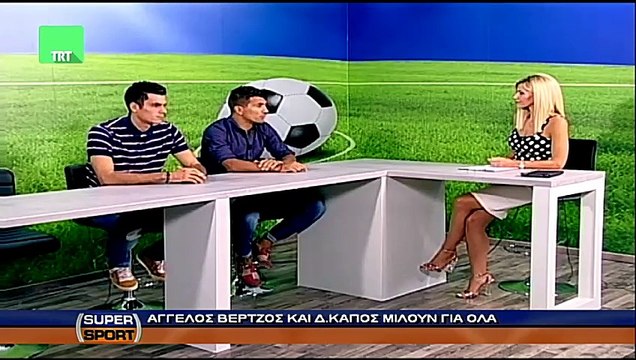3η ΑΕΚ-ΑΕΛ 4-0 2017-18 Βέρτζος, Καπός συνέντευξη (TRT Supersport)