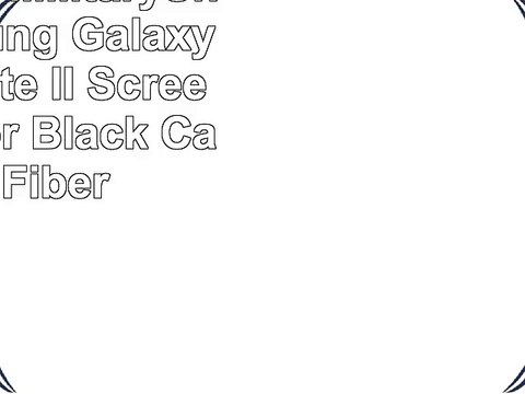 ArmorSuit MilitaryShield Samsung Galaxy Note 2 Note II Screen Protector Black Carbon