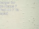 SAFEWATTS USB Power Adapter Charger for ASUS Google Nexus 7 FHD MeMO Pad HD 7 Tab Fonepad
