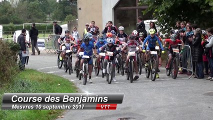 Course VTT Mesvres  10 septembre 2017catégorie benjamins