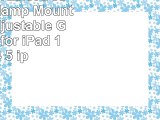 Universal Tablet Desktop  Bed Clamp Mount Holder Adjustable Gooseneck for iPad 1 2 3 4 5