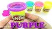 Learn Colors! Play Doh Peppa Pig Hello Kitty Molds Fun & Creative for Kids PlayDoh Fun!