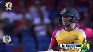 Yasir Shah Bowling For The 1st Time In CPL 2017, TKR vs GAW, Sep 8 Eliminator CPL 2017