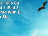 Bear Motion  100 Genuine Leather Folio Case for iPad 2  iPad 3 The New iPad With