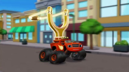 Blaze et les Monster Machines | Lance-pierres mobile | NICKELODEON JUNIOR