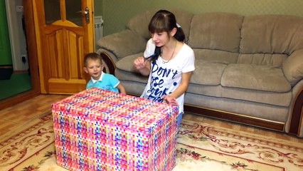 НАСТОЯЩИЙ Петух в Квартире. Огромный сюрприз ПОДАРОК. Giant surprise box