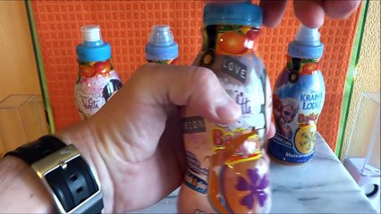 Disney Violetta and Frozen Surprise Eggs + Toys in New Drinks Huevos Sorpresa