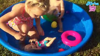 Piscine temps équipe avec Maya