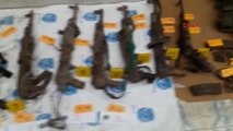 Mardin Nusaybin'deki Yasaklı Mahallede PKK'nın Silahları Bulundu
