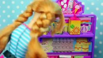 Barbie Parody Where Spidey Works At Grocery Store   Elsas Frozen Kids & Little Mermaids