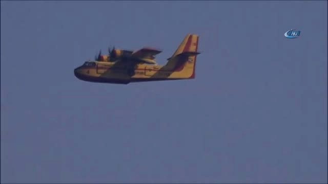 Kütahya'daki Orman Yangınında Soğutma Çalışmaları Devam Ediyor