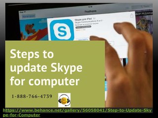 Steps to update Skype for computer
