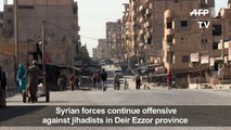 Syrian forces continue offensive on Deir Ezzor