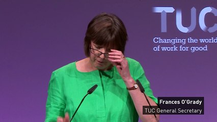 TUC boss O'Grady announces action over public sector pay cap