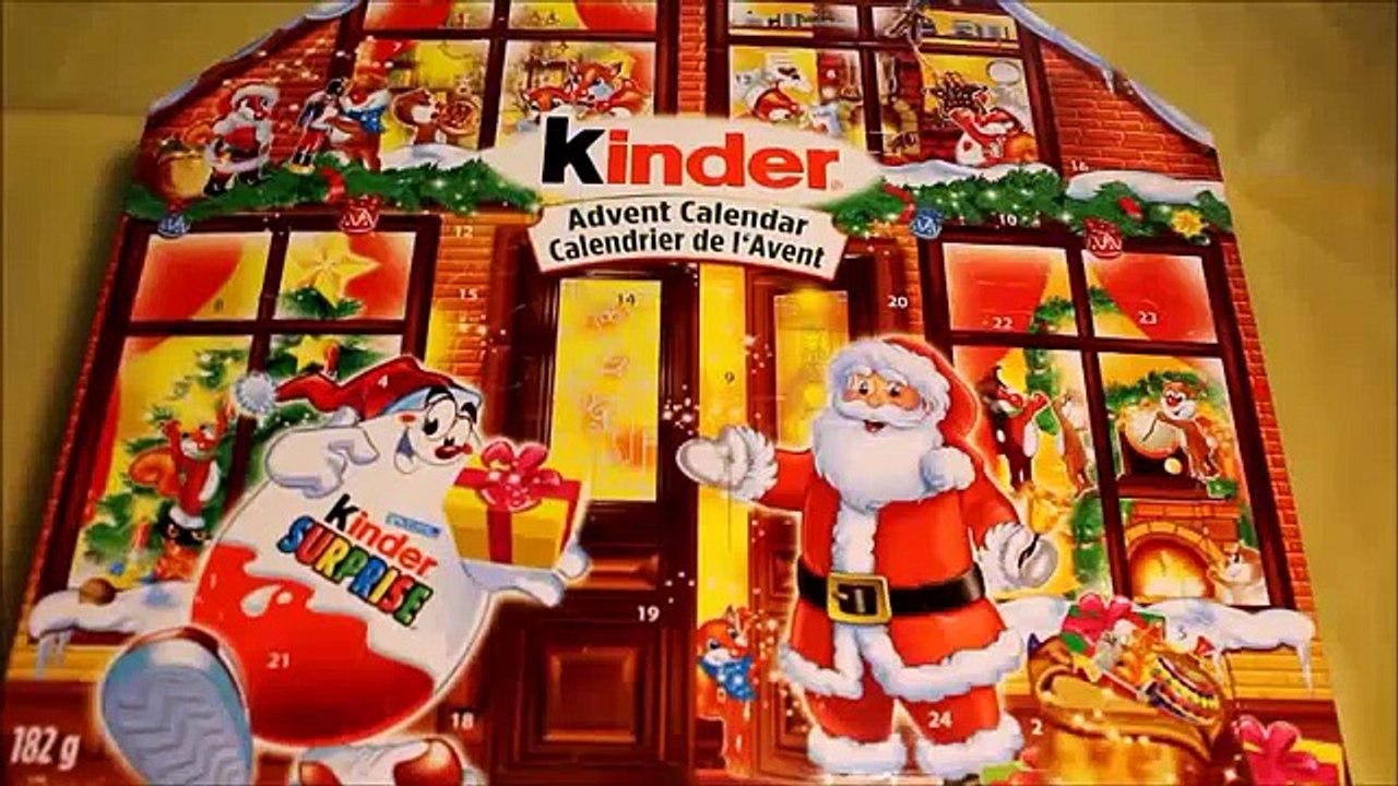 new Kinder Advent Calendar - Christmas Kinder Surprise Eggs, Shopkins Ornament, Mickey Mo