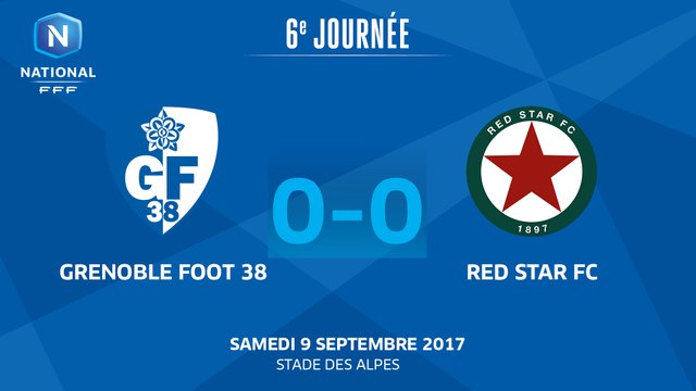 J6 : Grenoble Foot 38 - Red Star FC (0-0), le résumé
