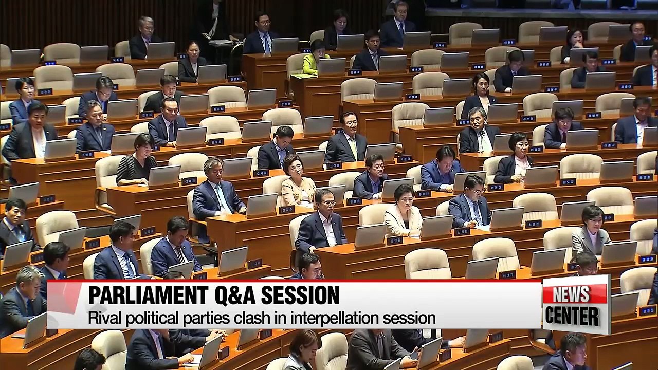 Rival political parties butt heads in interpellation session