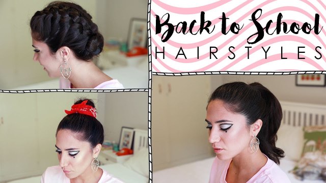 3 Back to School Hairstyles for Short Hair | تسريحات العودة الى المدرسة للشعر القصير مع إلسا