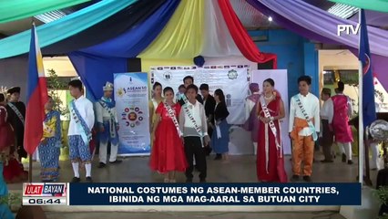 Video herunterladen: National costumes ng ASEAN-Member countries, ibinida ng mga mag-aaral sa Butuan City