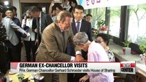 Former German Chancellor visits House of Sharing