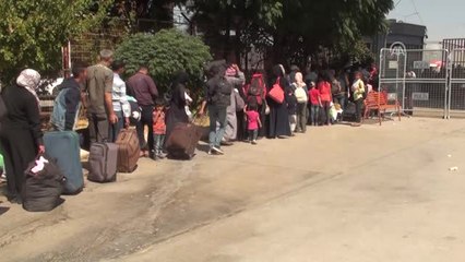 Suriyelilerin Bayram Sonrası Türkiye'ye Dönüşleri Sürüyor