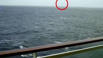 Ovnis grabados desde un barco en el mar Báltico