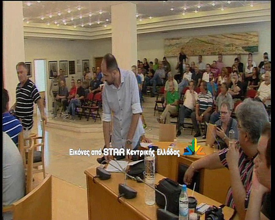 Ένταση ξανά στο δημοτικό συμβούλιο Λαμίας