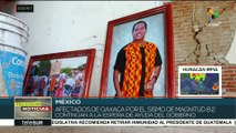 Oaxaqueños de Unión Hidalgo exigen ayuda del gobierno tras sismo