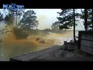 When lightning hits water...