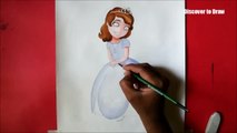 How to draw Sofia the first Charer from Disney