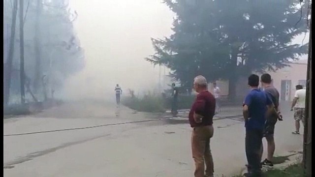 Пожар во касарната во Охрид