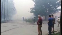 Пожар во касарната во Охрид