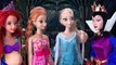 Frozen Elsa Cuts Her Hair! Features Frozen Anna, Ariel, Maleficent, Descendants Mal & Evie