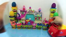 SHOPKINS Play Doh Surprise Eggs, Peppa Pig and George Shopkins trip, Sofia the First Kinder Egg