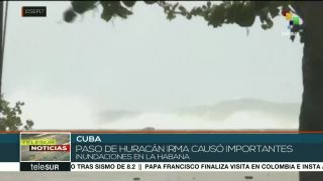 Destrozos y graves pérdidas deja en Cuba a su paso el meteoro Irma