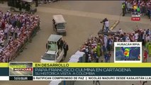 Esta tarde termina la gira del Papa Francisco por suelo colombiano