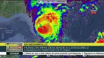 Se degrada a categoría 2 huracán Irma a su paso por Florida